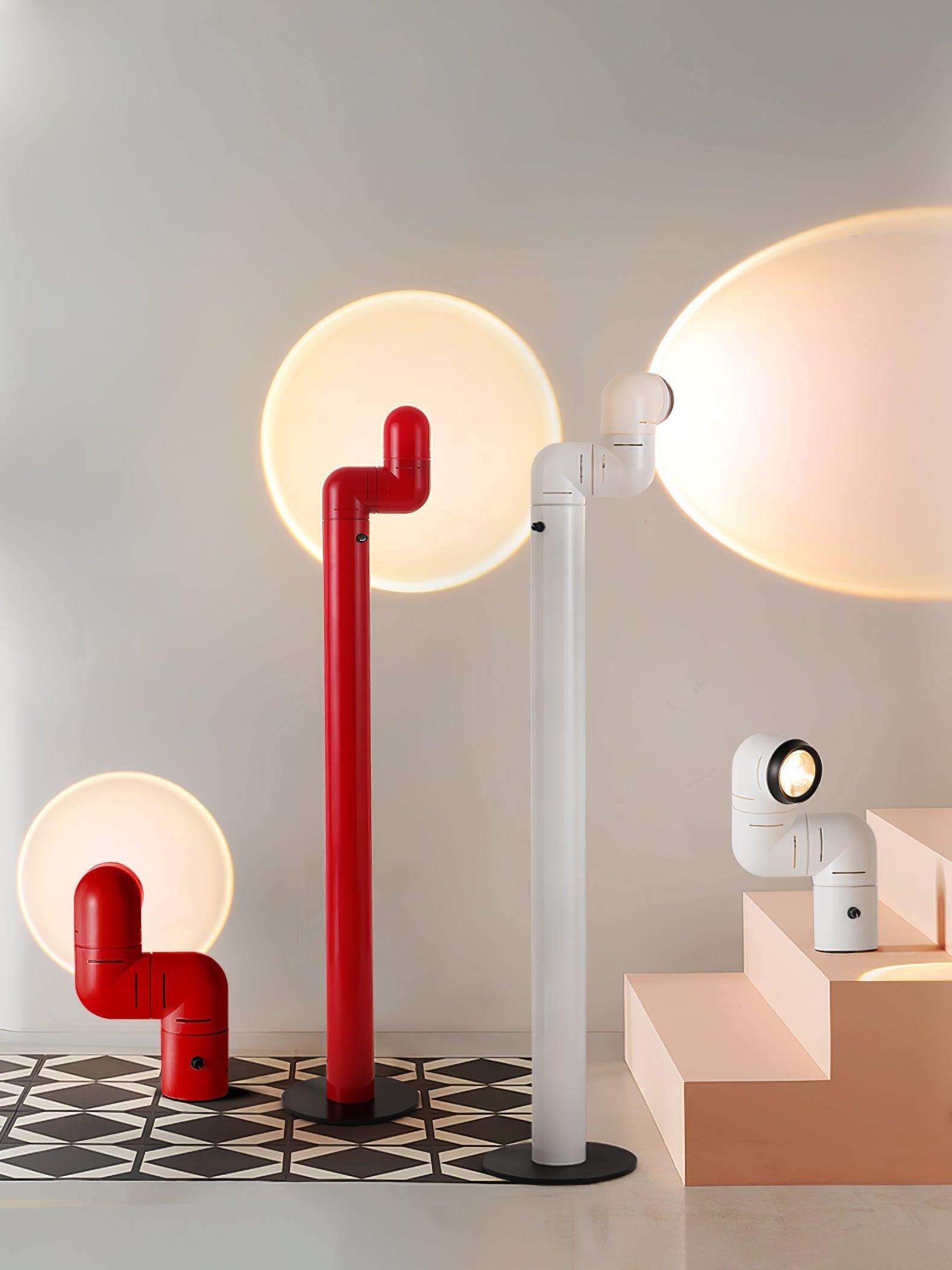 Nyor Aluminum Floor Lamp-Neutral Decor