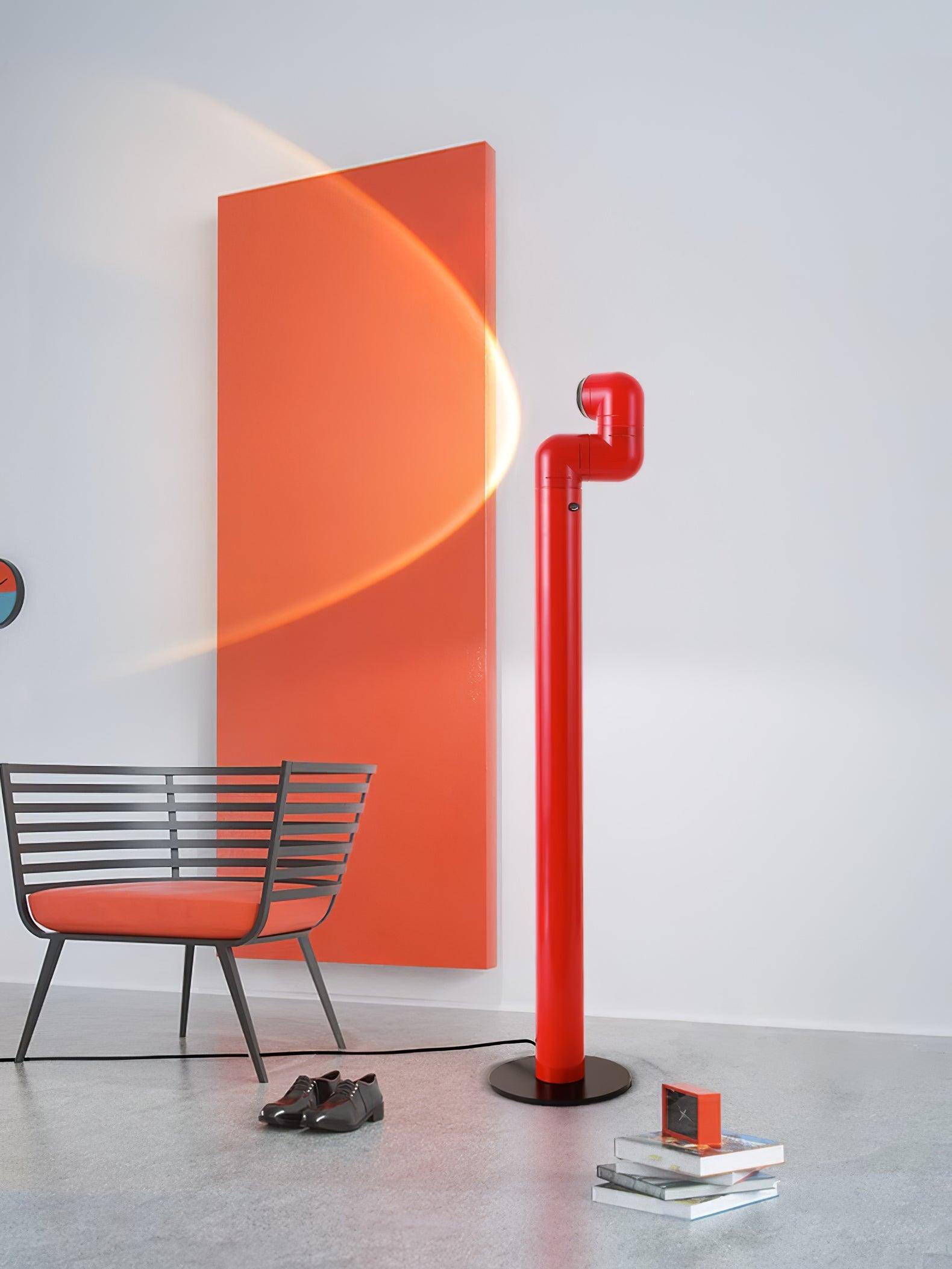 Nyor Aluminum Floor Lamp-Neutral Decor