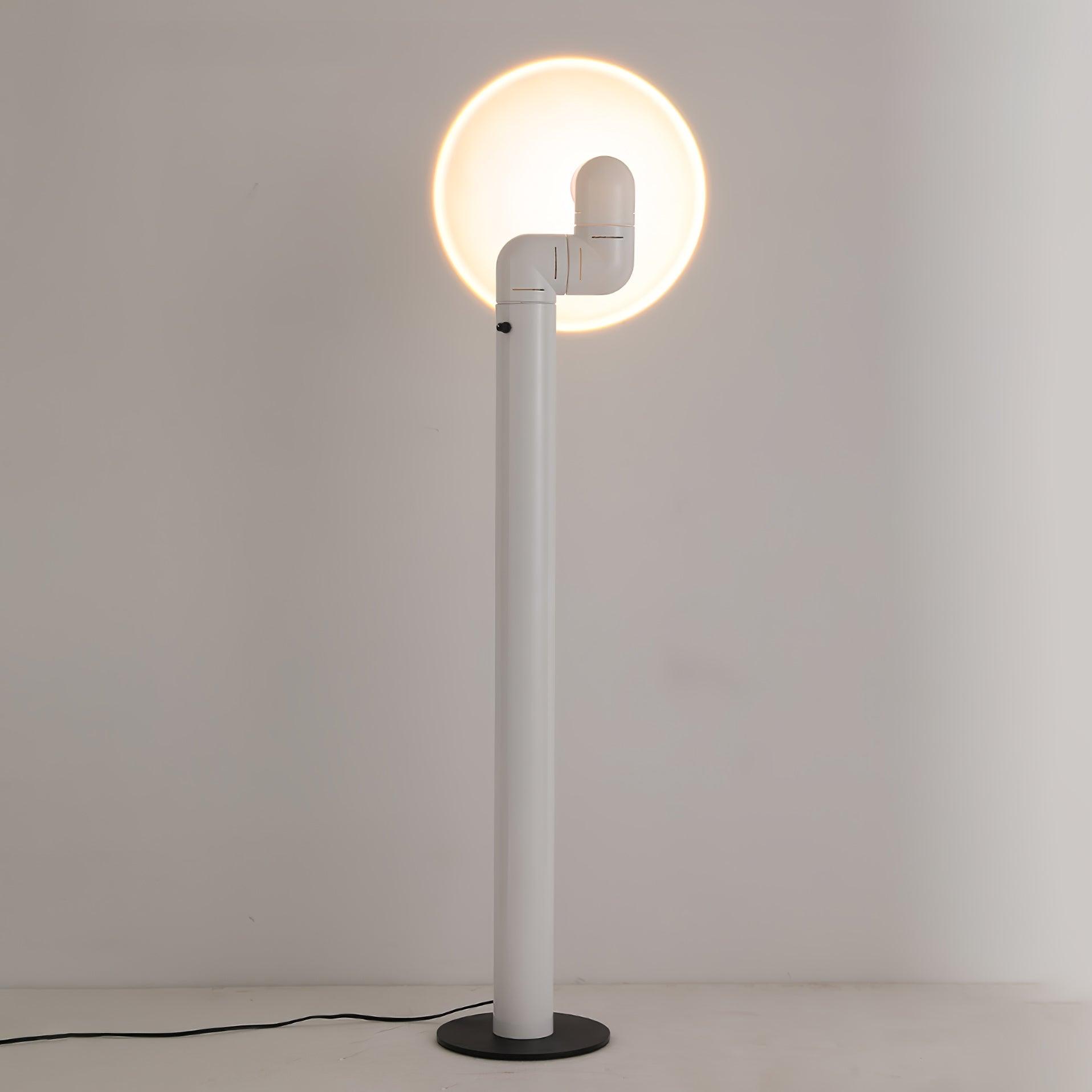 Nyor Aluminum Floor Lamp-Neutral Decor