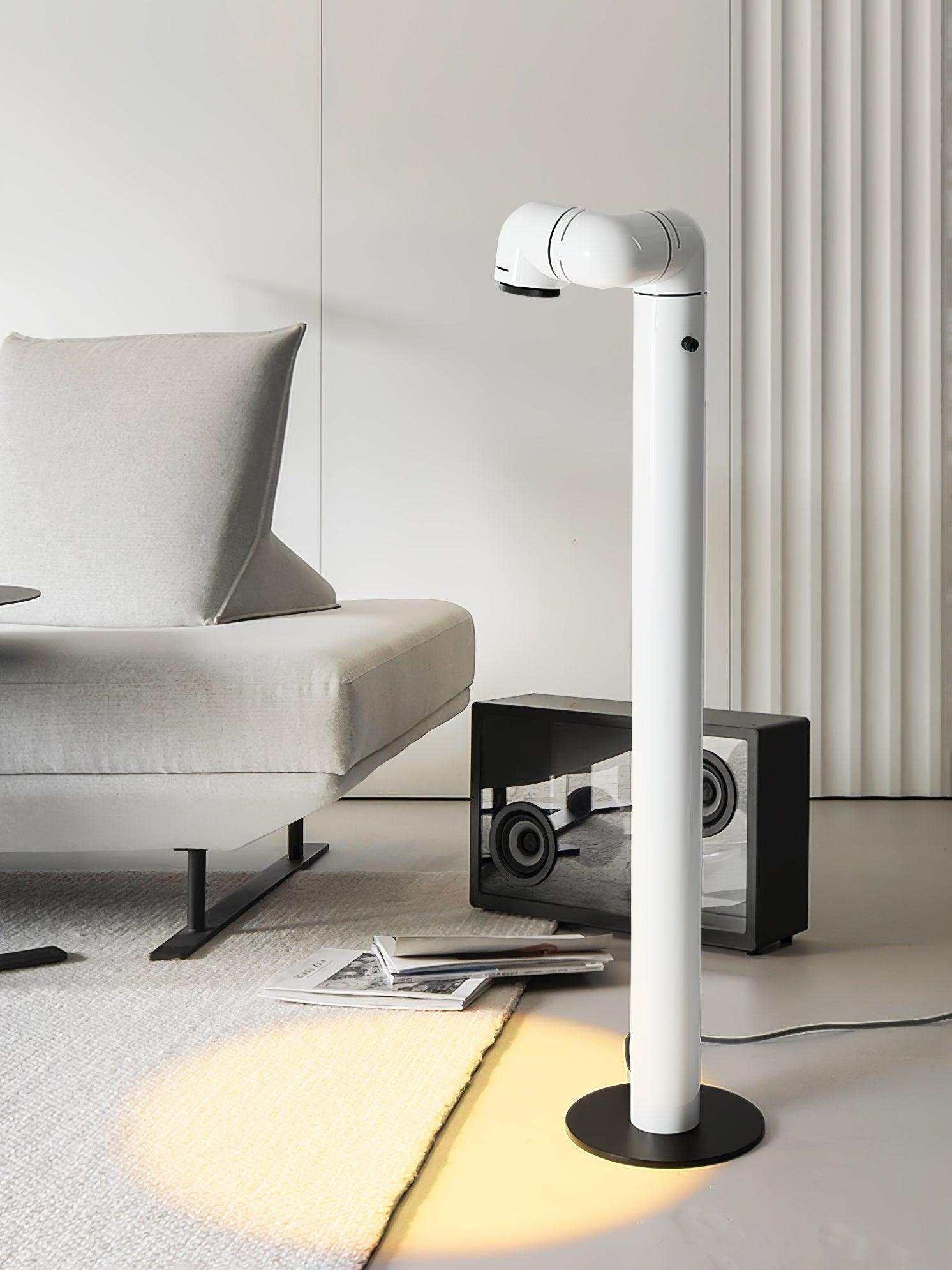 Nyor Aluminum Floor Lamp-Neutral Decor
