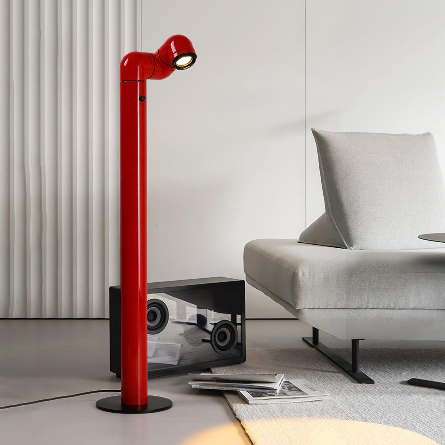 Nyor Aluminum Floor Lamp-Neutral Decor