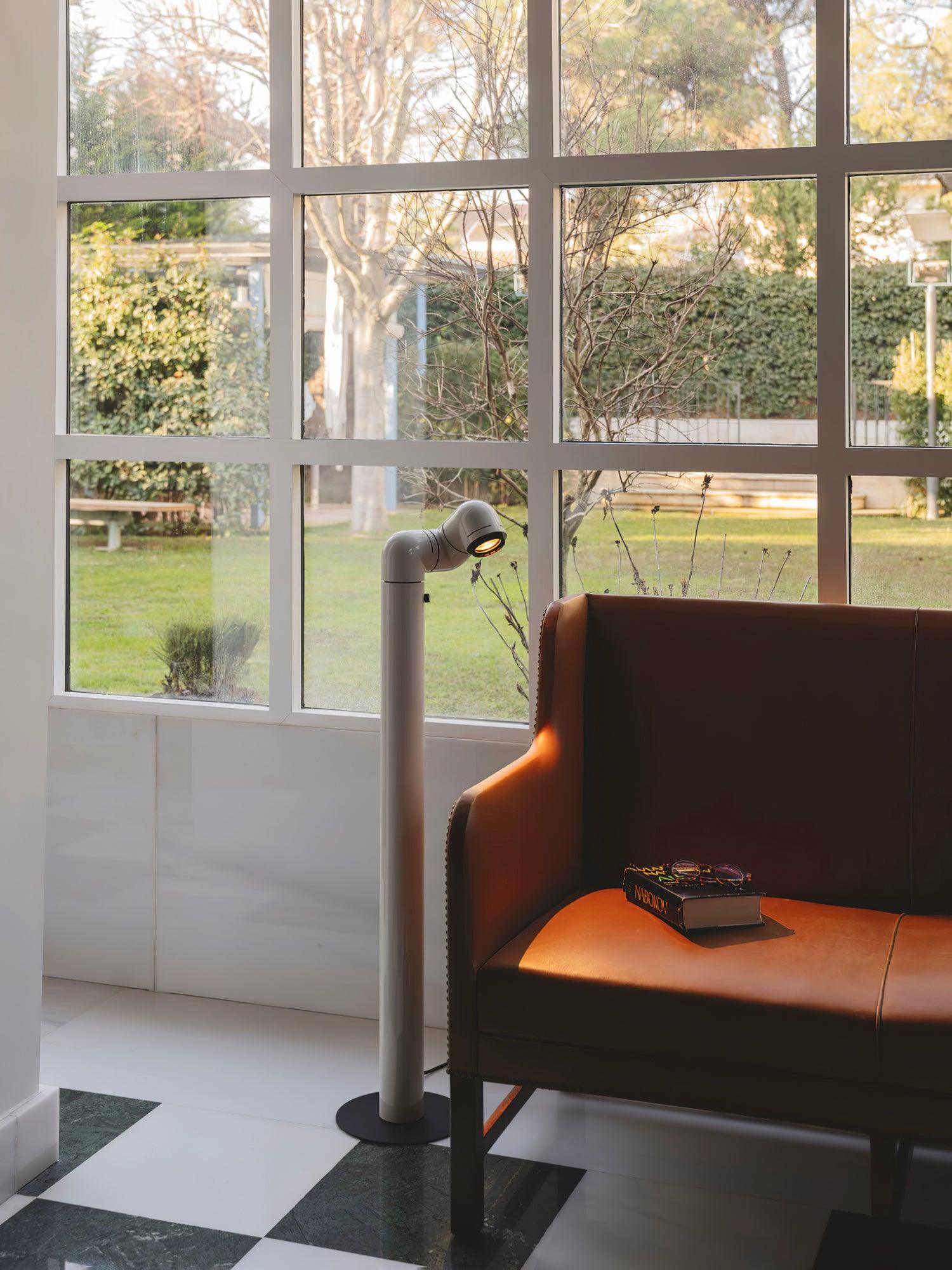 Nyor Aluminum Floor Lamp-Neutral Decor