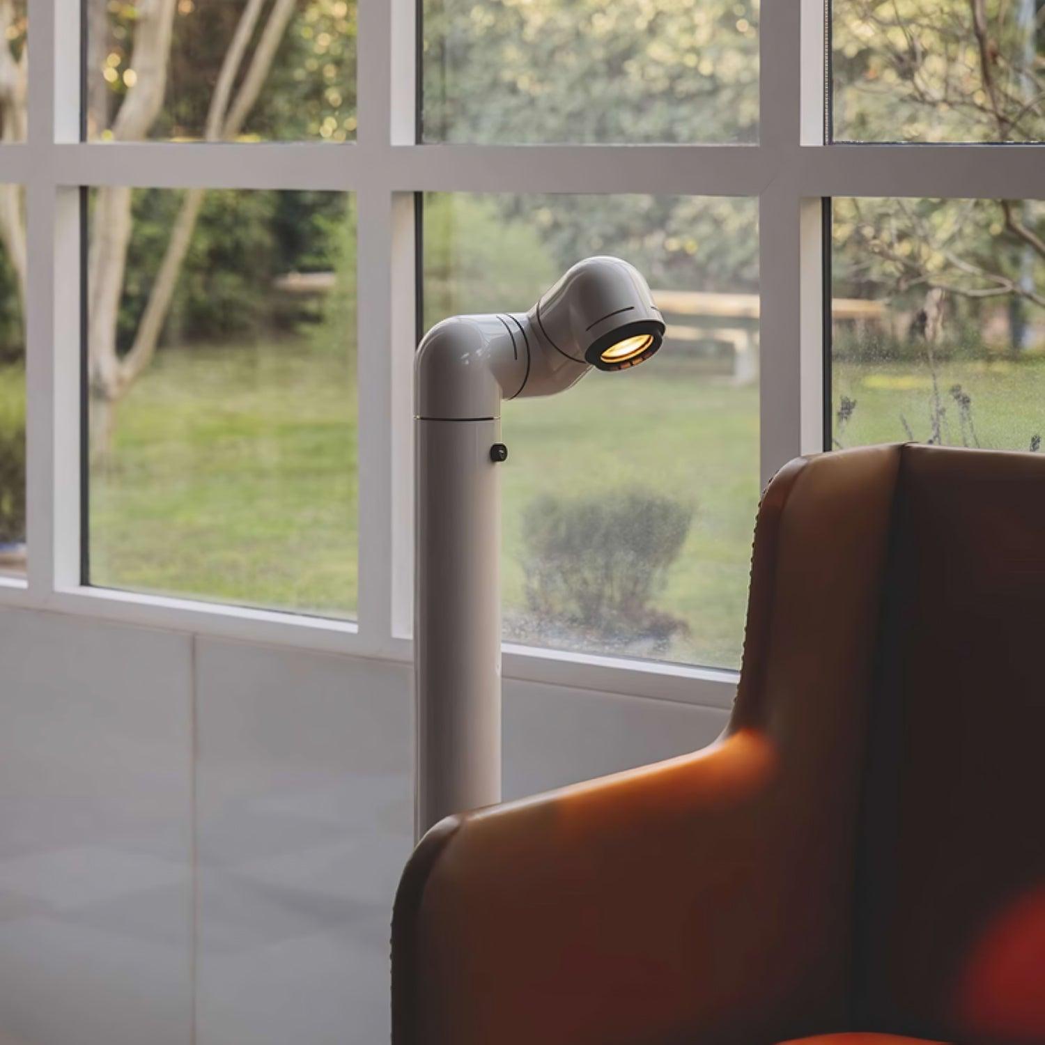 Nyor Aluminum Floor Lamp-Neutral Decor