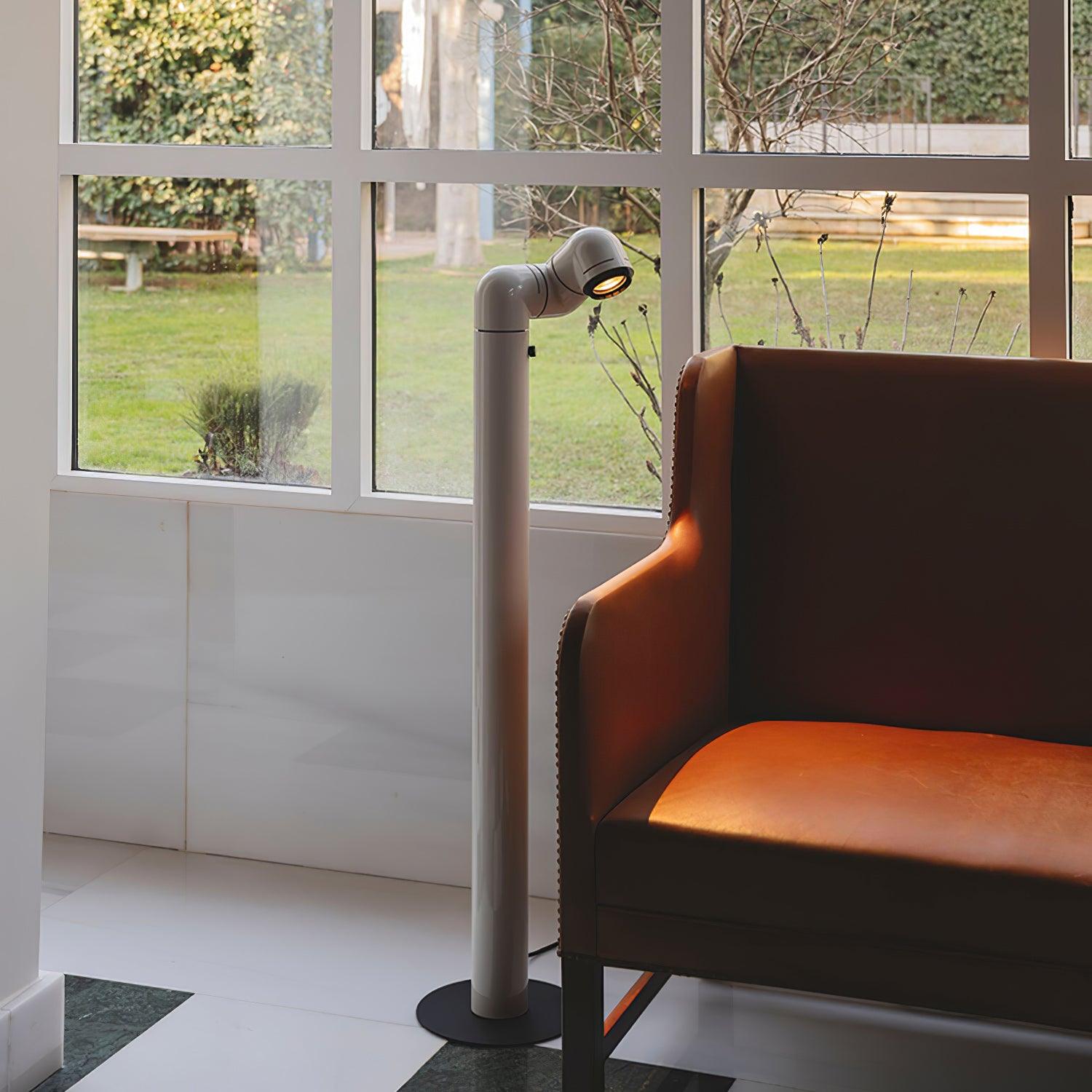 Nyor Aluminum Floor Lamp-Neutral Decor