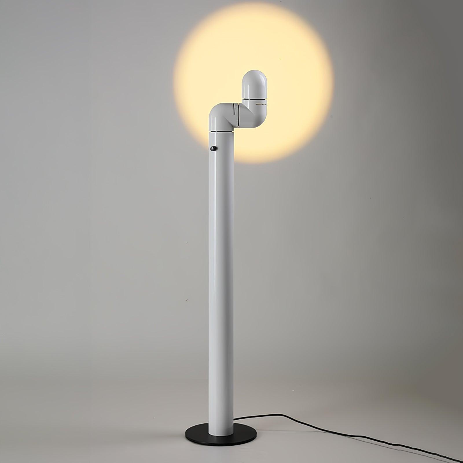 Nyor Aluminum Floor Lamp-Neutral Decor