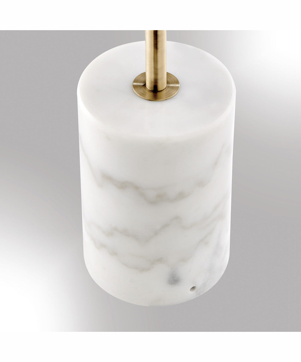 Close-up of the lamp's power cord and plug.
