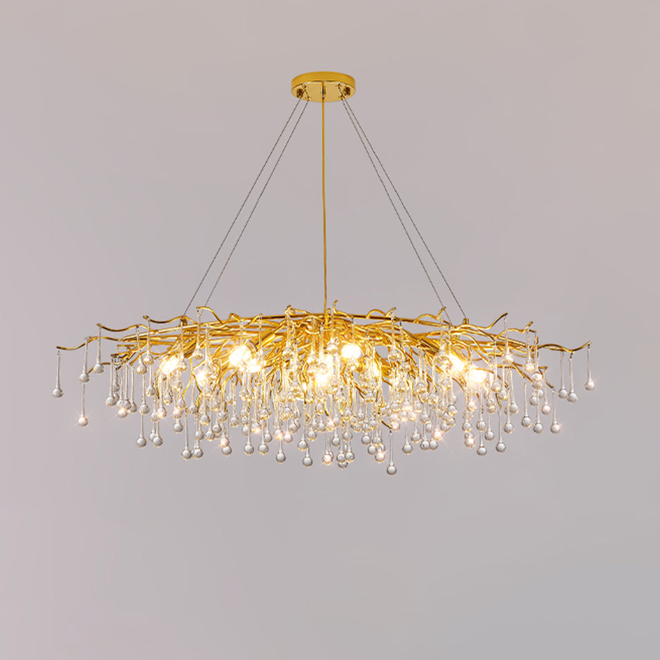 Draven Postmodern Luxury Crystal Chandelier-Neutral Decor