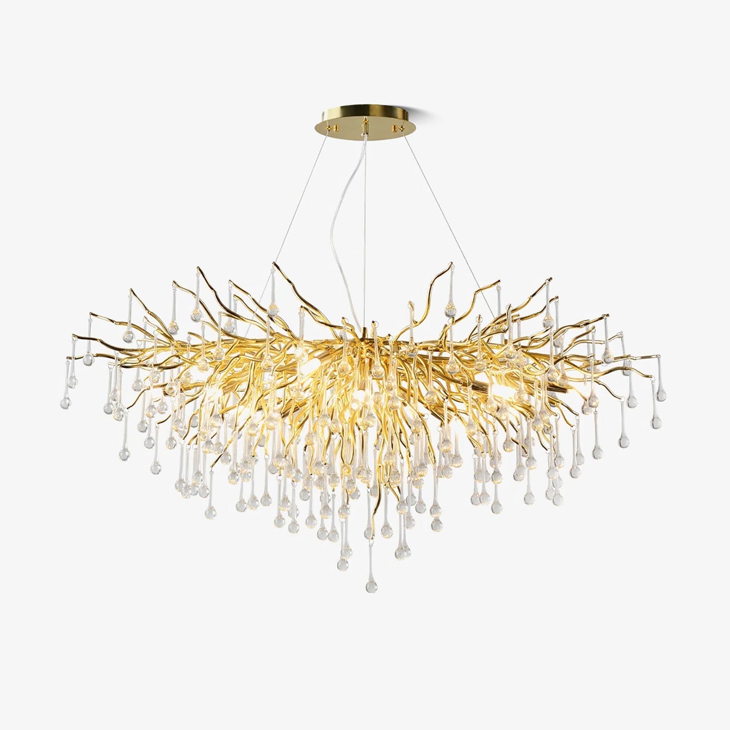 Draven Postmodern Luxury Crystal Chandelier-Neutral Decor