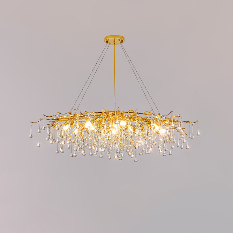Draven Postmodern Luxury Crystal Chandelier-Neutral Decor