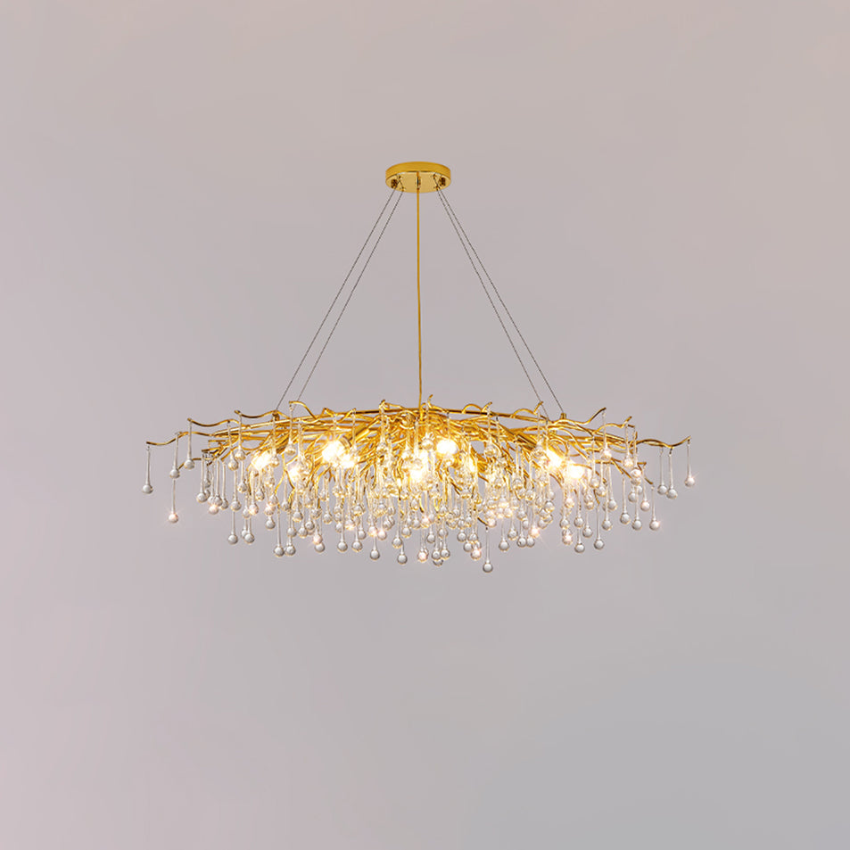 Draven Postmodern Luxury Crystal Chandelier-Neutral Decor