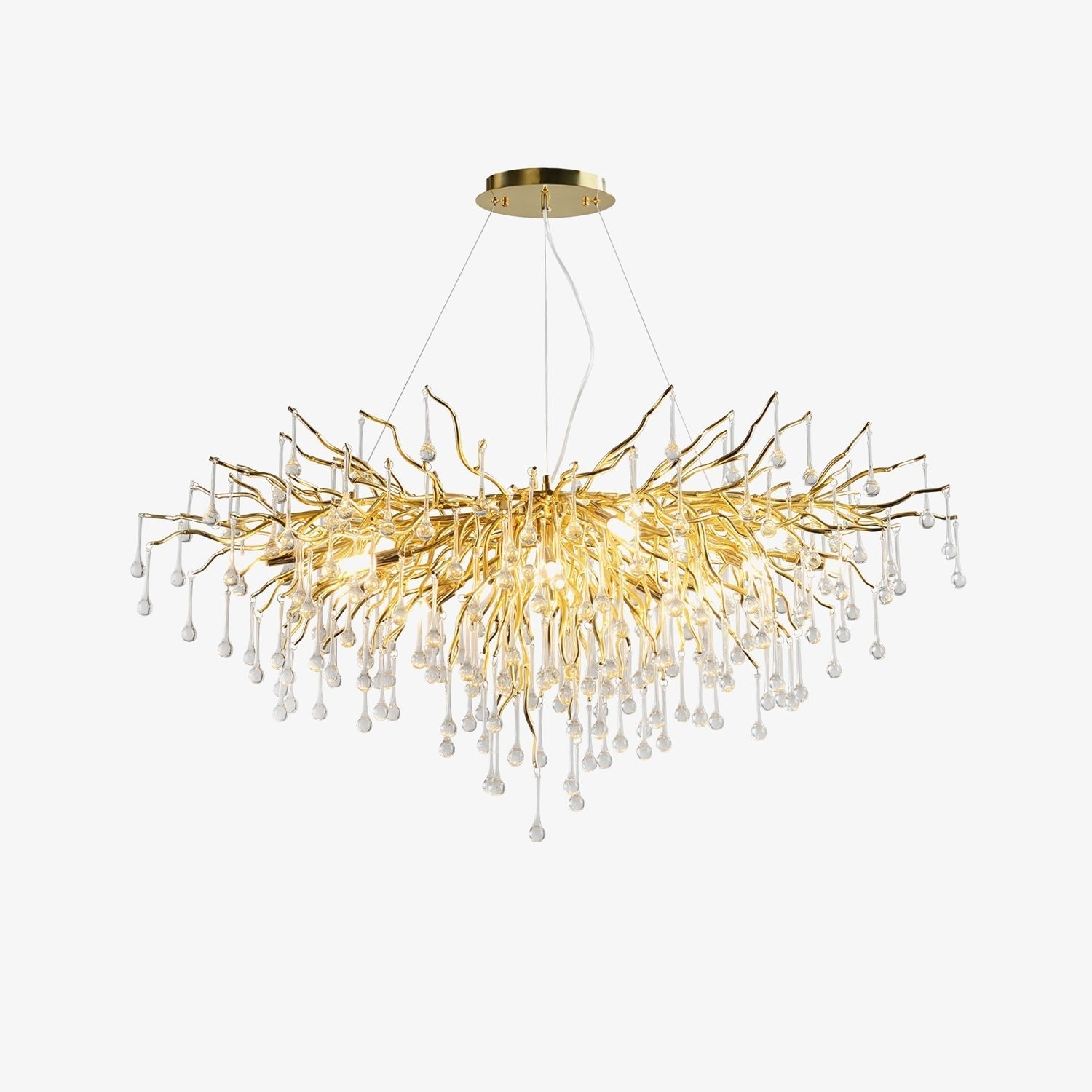 Draven Postmodern Luxury Crystal Chandelier-Neutral Decor