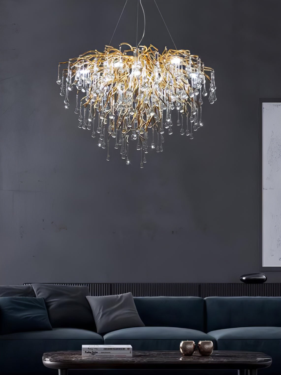 Draven Postmodern Luxury Crystal Chandelier-Neutral Decor