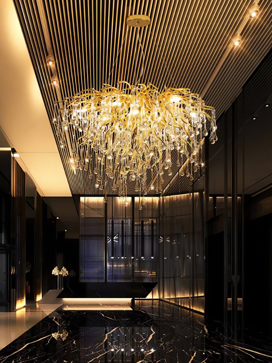 Draven Postmodern Luxury Crystal Chandelier-Neutral Decor