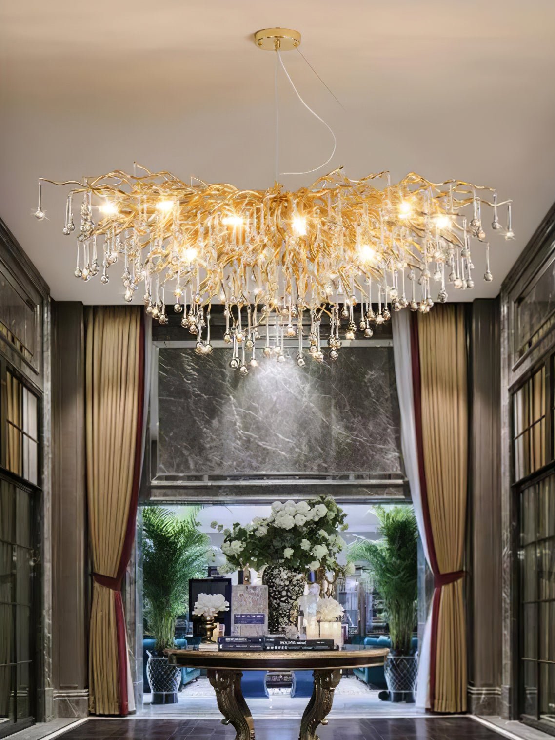 Draven Postmodern Luxury Crystal Chandelier-Neutral Decor