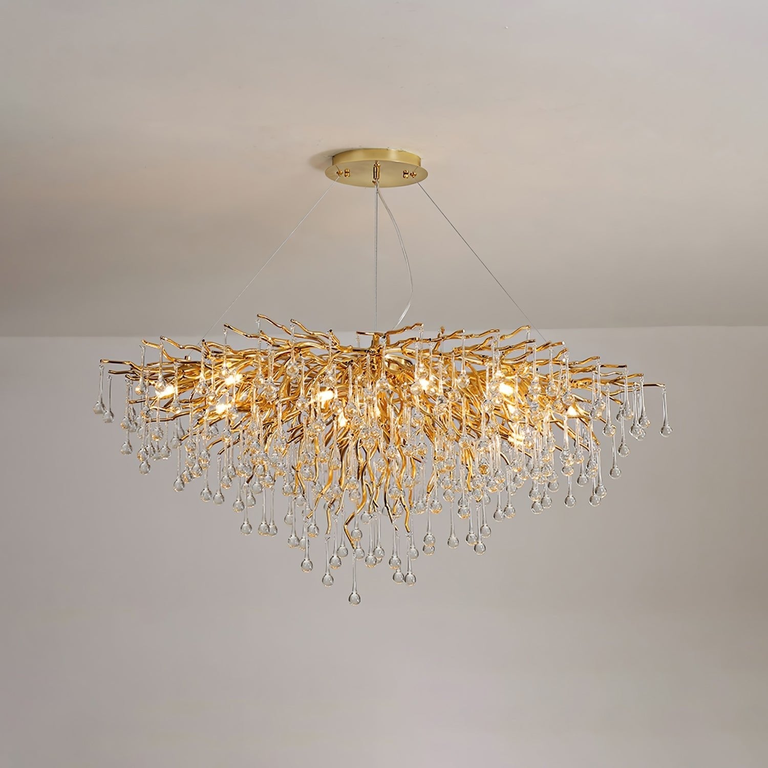 Draven Postmodern Luxury Crystal Chandelier-Neutral Decor