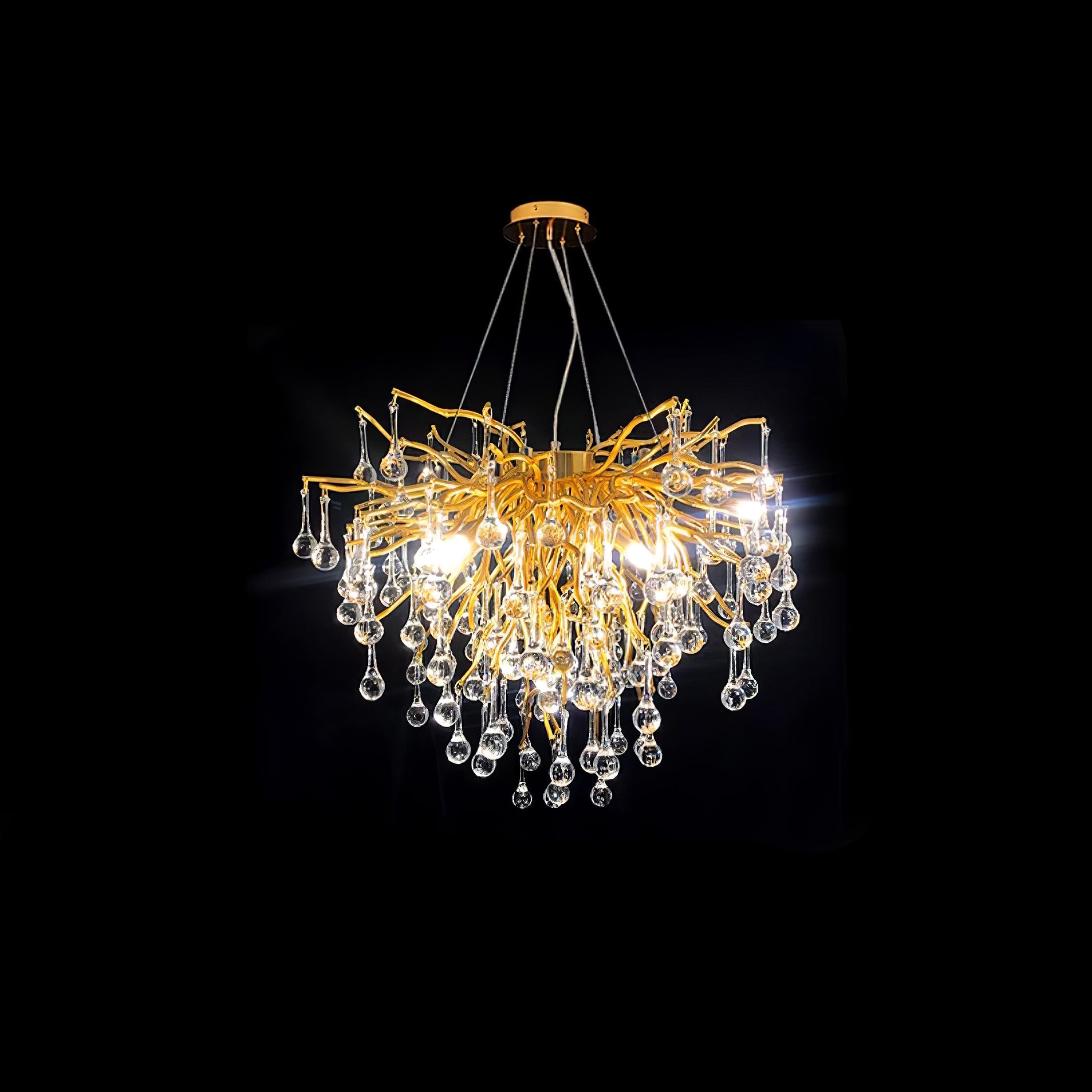 Draven Postmodern Luxury Crystal Chandelier-Neutral Decor