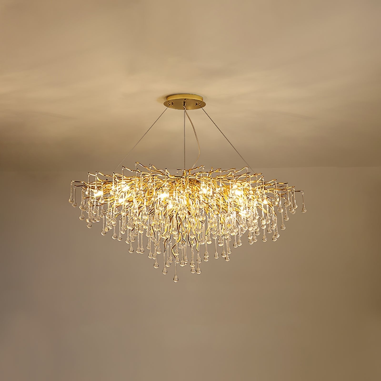 Draven Postmodern Luxury Crystal Chandelier-Neutral Decor