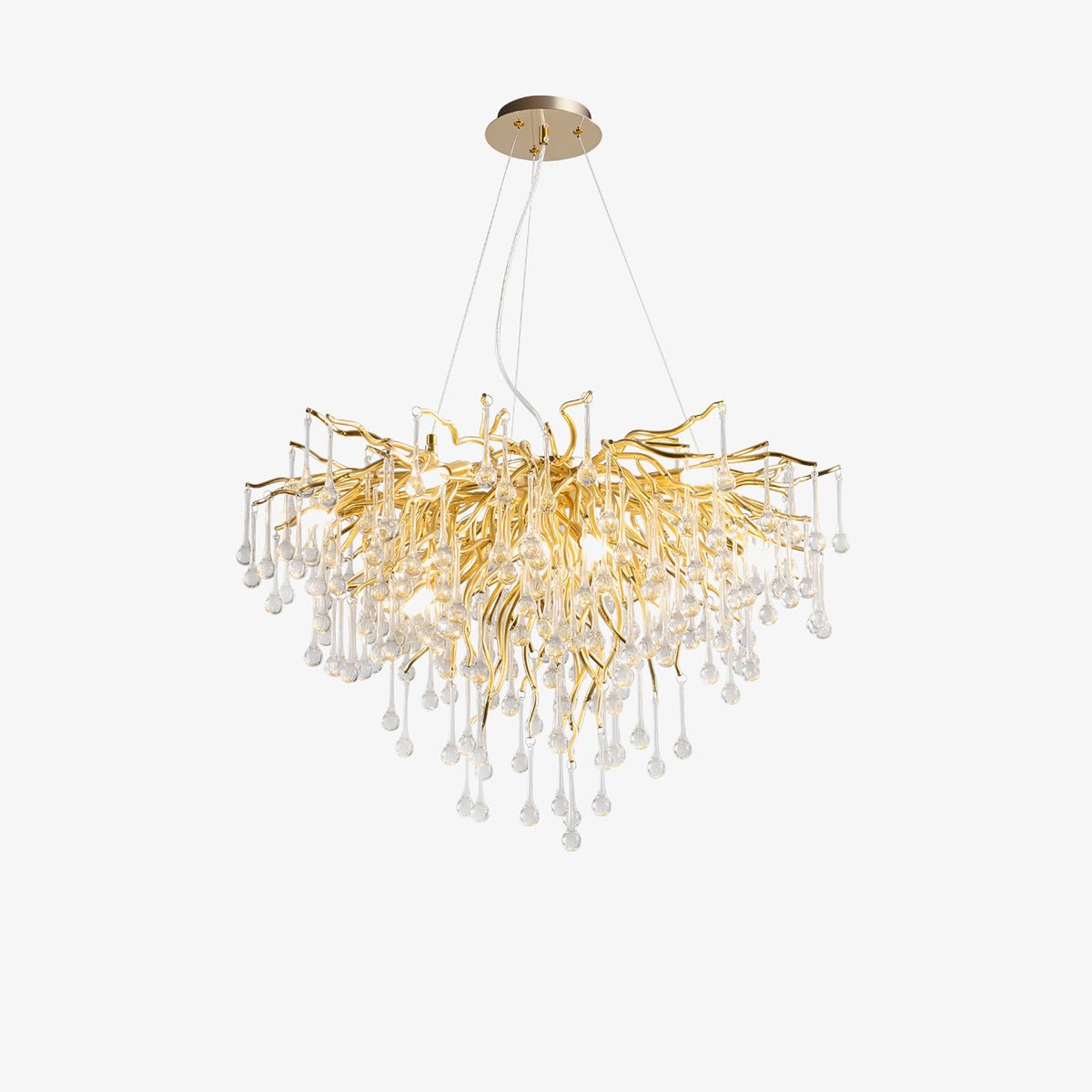 Draven Postmodern Luxury Crystal Chandelier-Neutral Decor