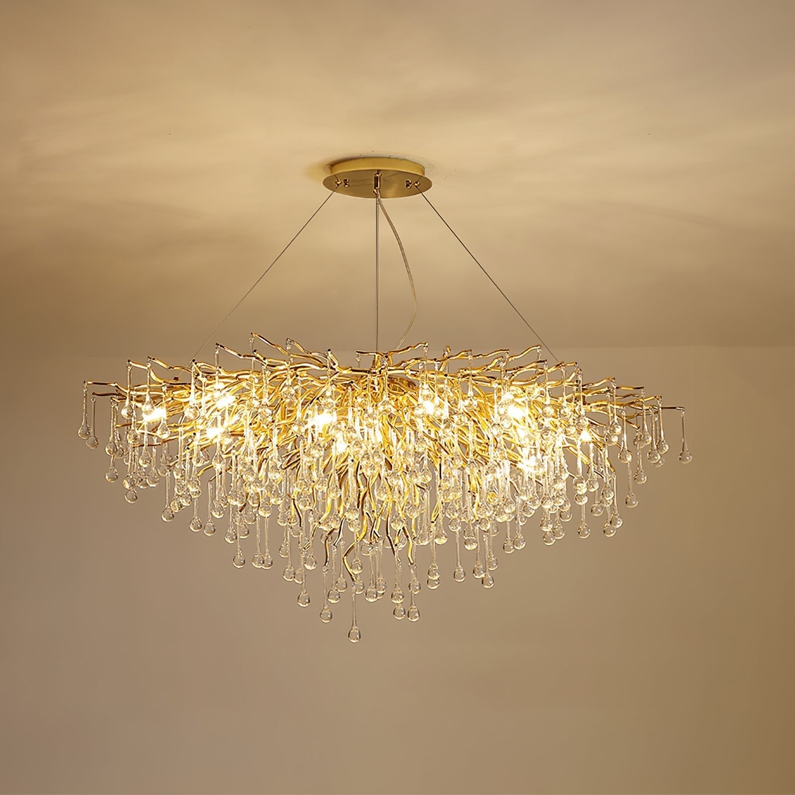 Draven Postmodern Luxury Crystal Chandelier-Neutral Decor