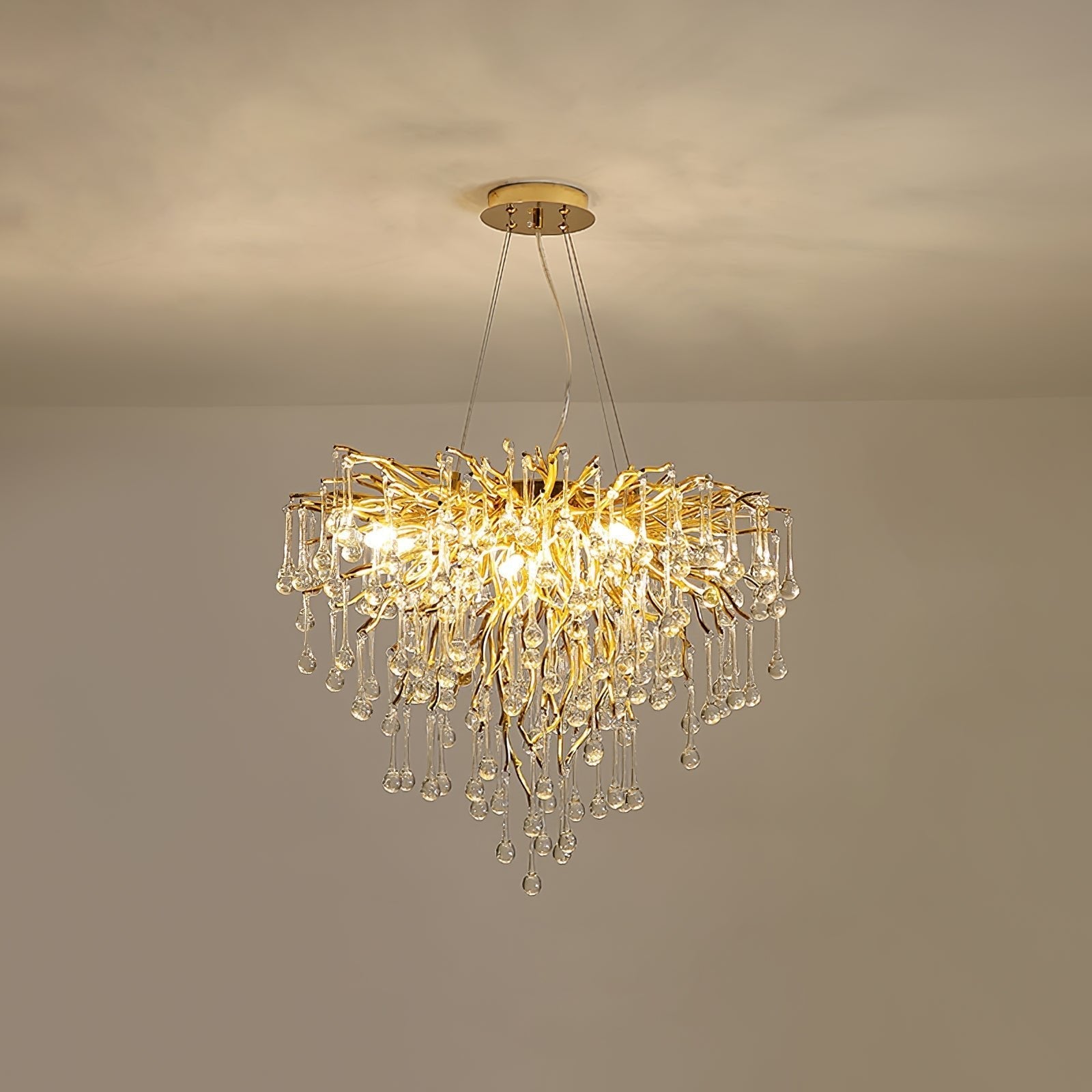 Draven Postmodern Luxury Crystal Chandelier-Neutral Decor