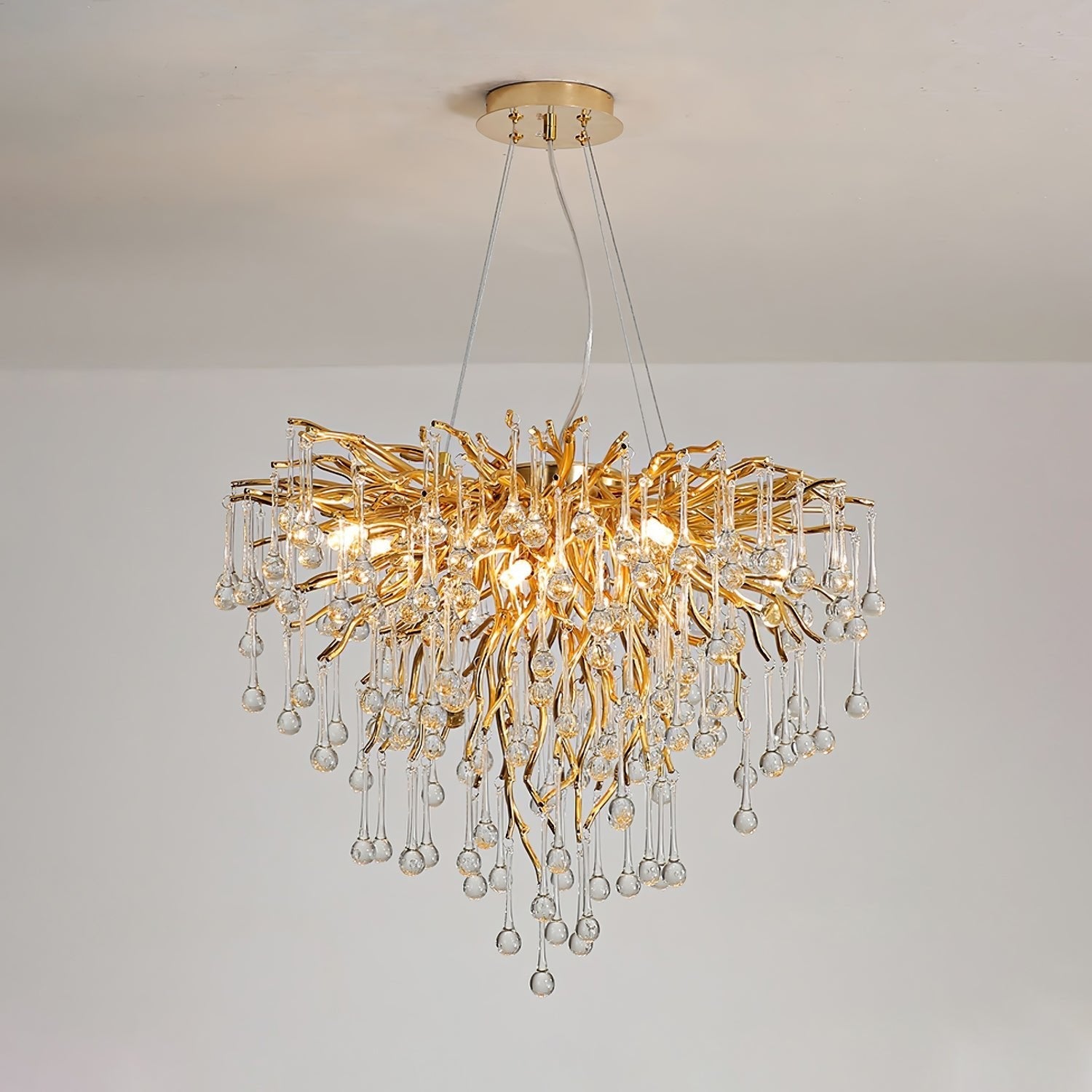 Draven Postmodern Luxury Crystal Chandelier-Neutral Decor
