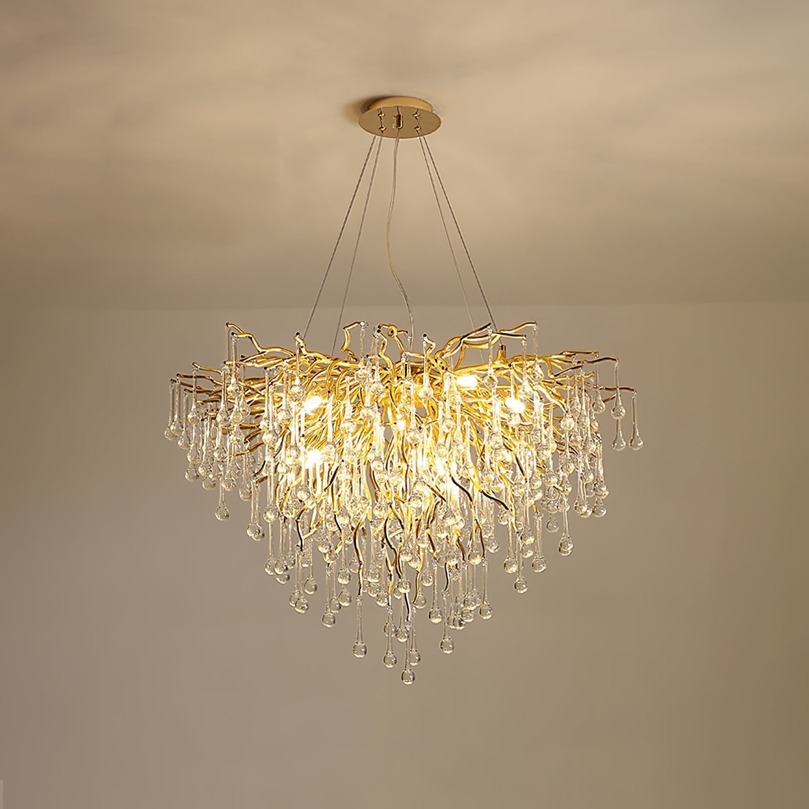 Draven Postmodern Luxury Crystal Chandelier-Neutral Decor