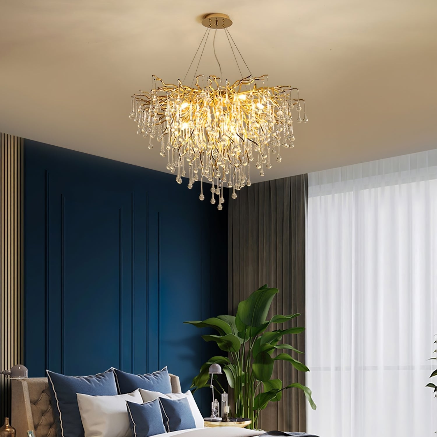 Draven Postmodern Luxury Crystal Chandelier-Neutral Decor
