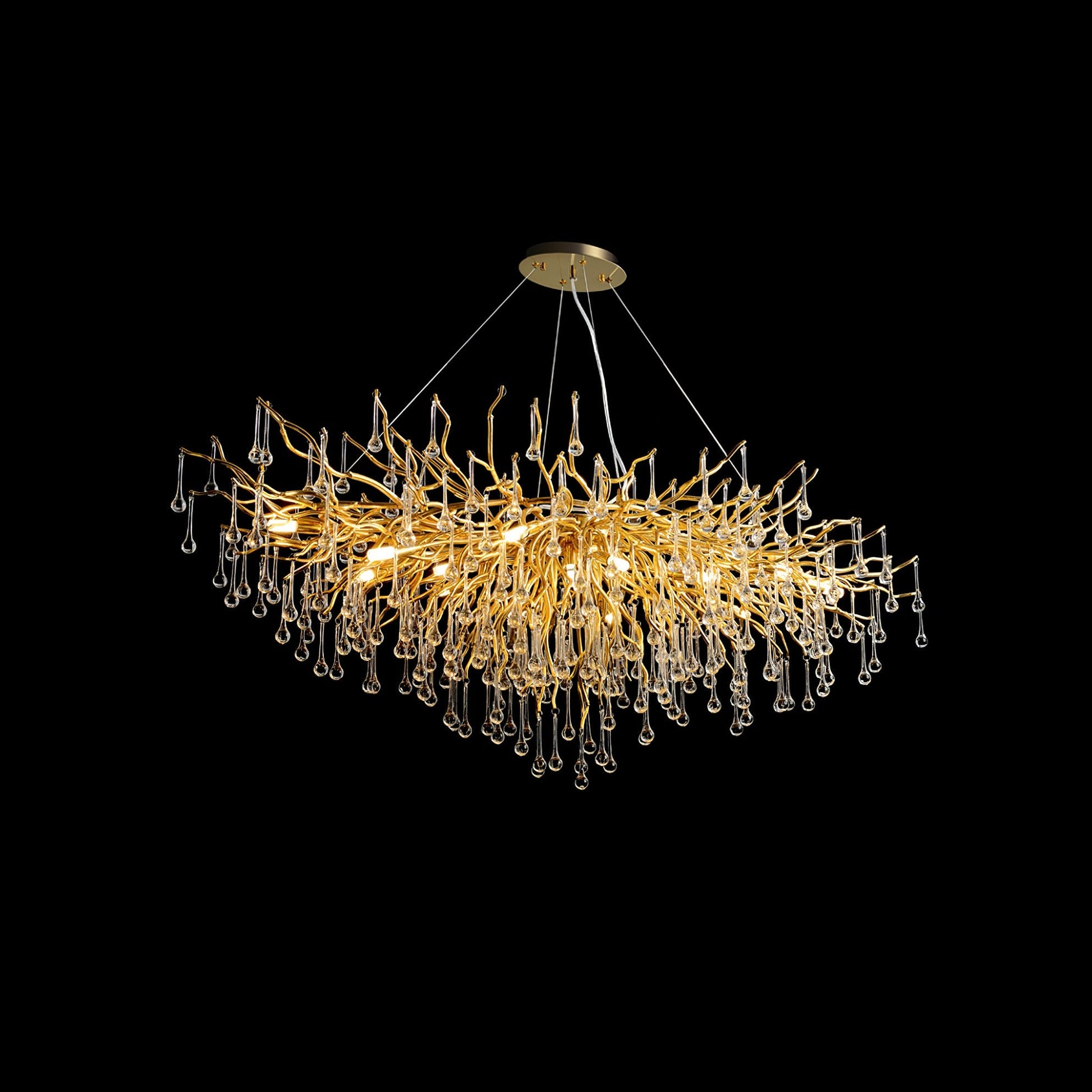 Draven Postmodern Luxury Crystal Chandelier-Neutral Decor
