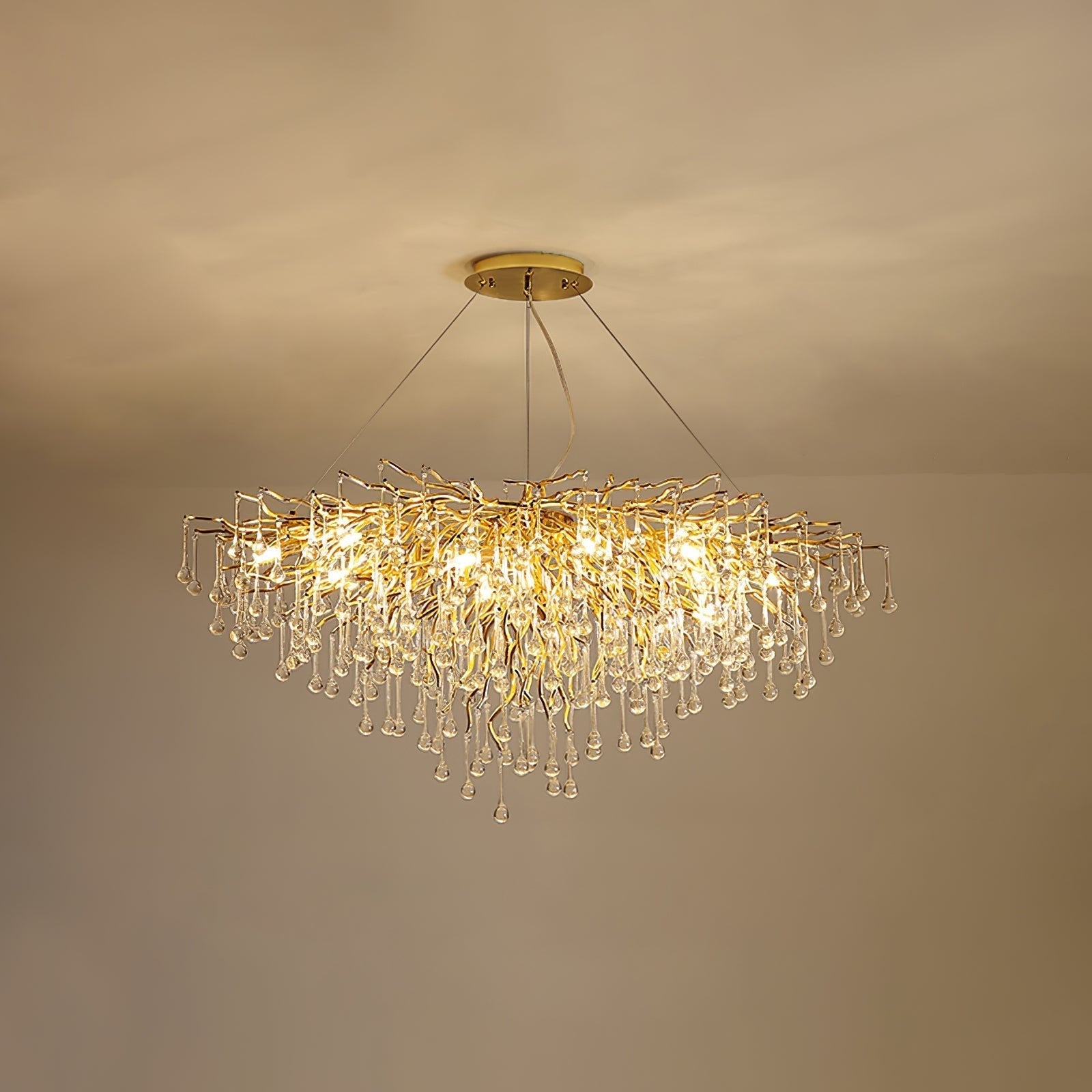 Draven Postmodern Luxury Crystal Chandelier-Neutral Decor