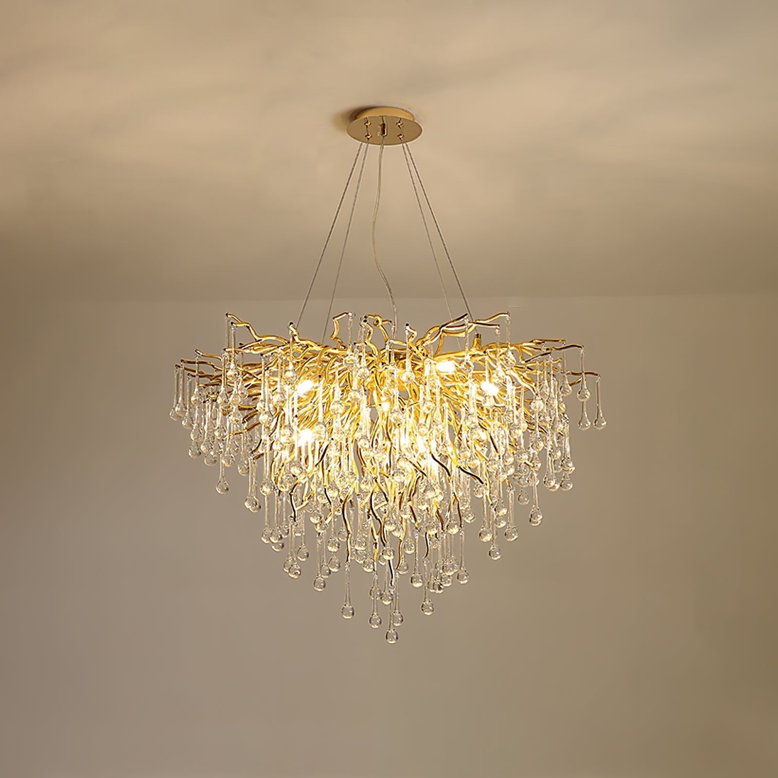 Draven Postmodern Luxury Crystal Chandelier-Neutral Decor