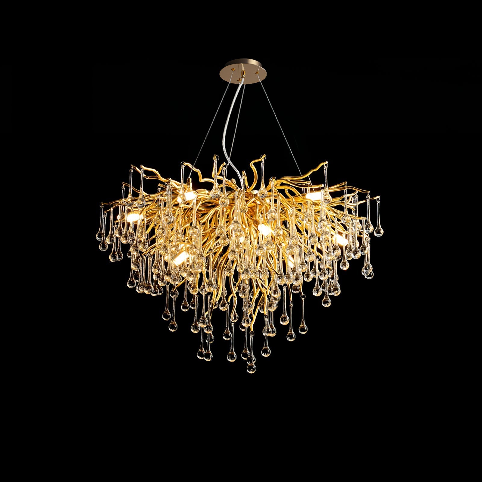 Draven Postmodern Luxury Crystal Chandelier-Neutral Decor
