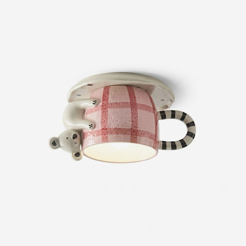 Cozette Mug Flush Mount