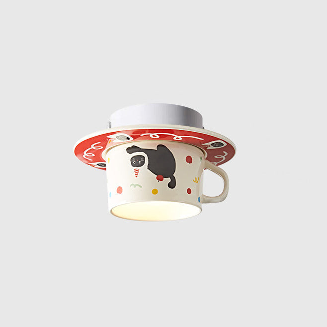 Cozette Mug Flush Mount