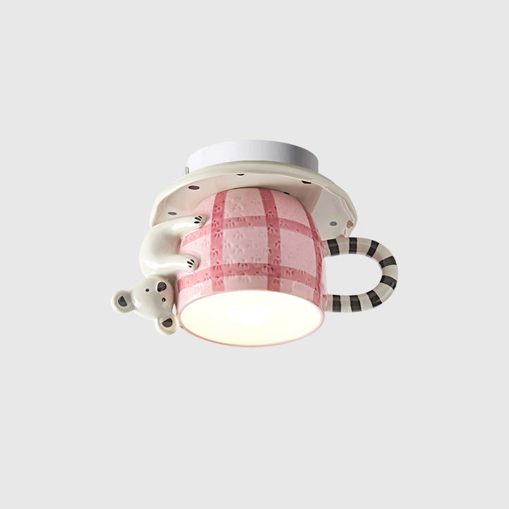Cozette Mug Flush Mount