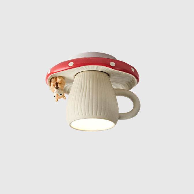 Cozette Mug Flush Mount