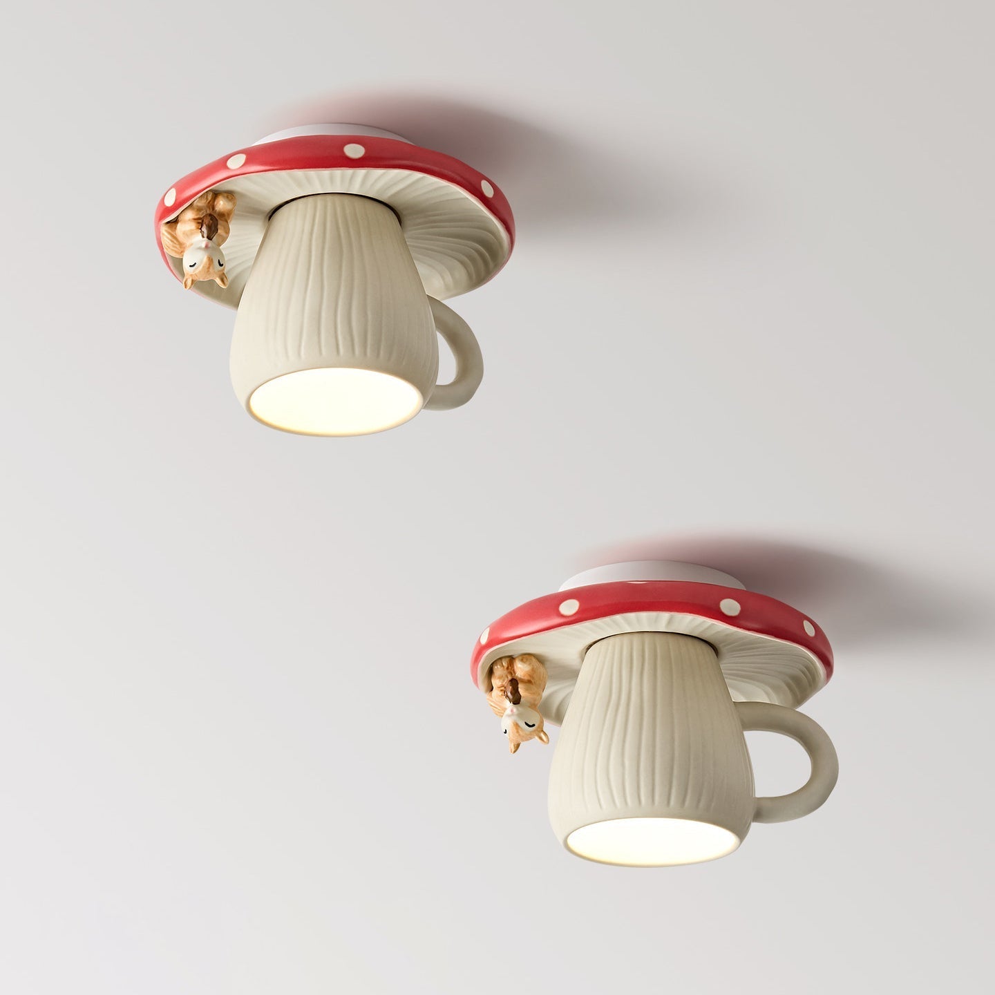 Cozette Mug Flush Mount