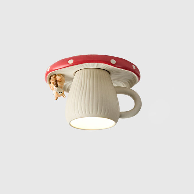 Cozette Mug Flush Mount