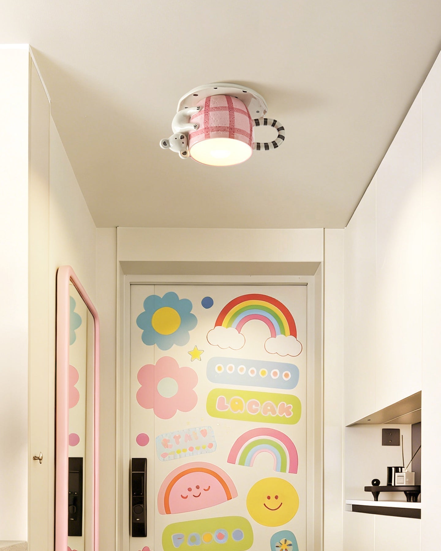 Cozette Mug Flush Mount