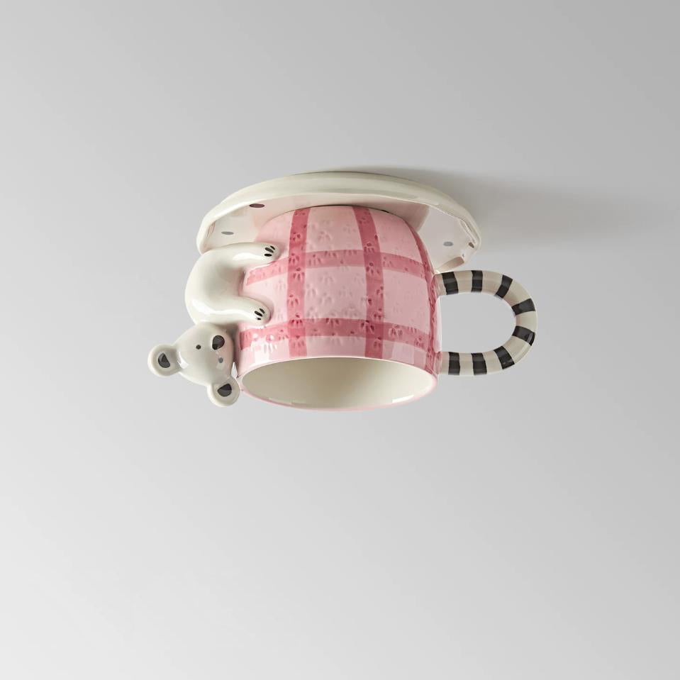 Cozette Mug Flush Mount