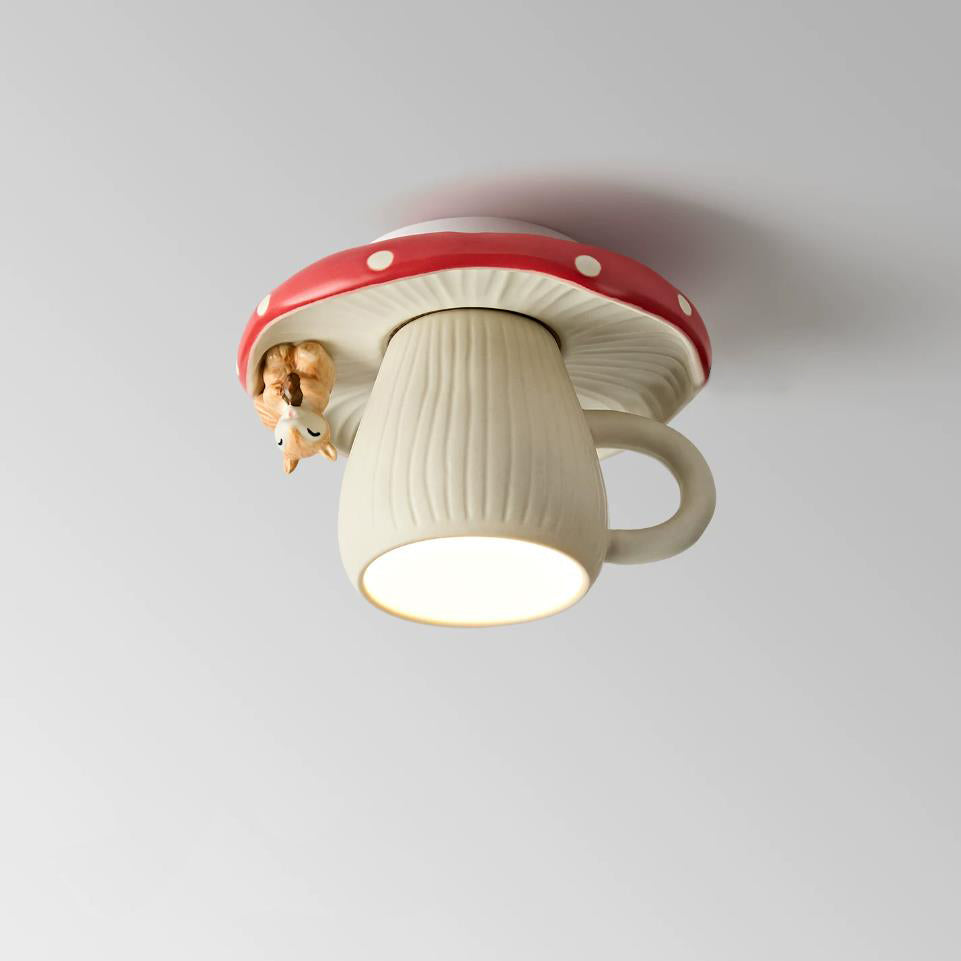 Cozette Mug Flush Mount