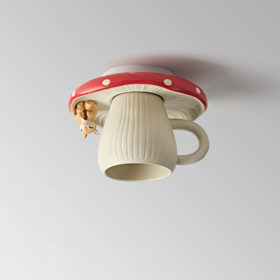 Cozette Mug Flush Mount