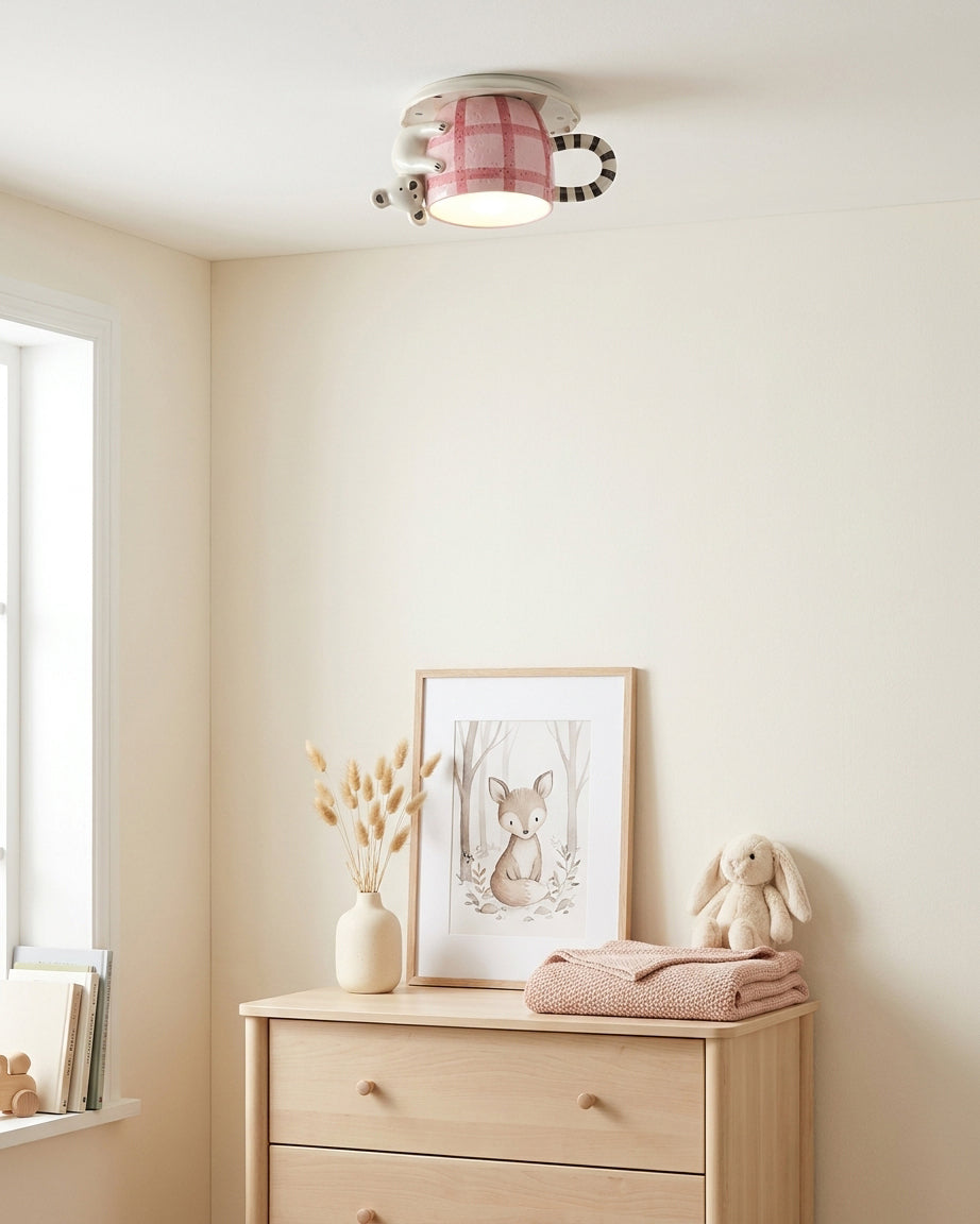 Cozette Mug Flush Mount