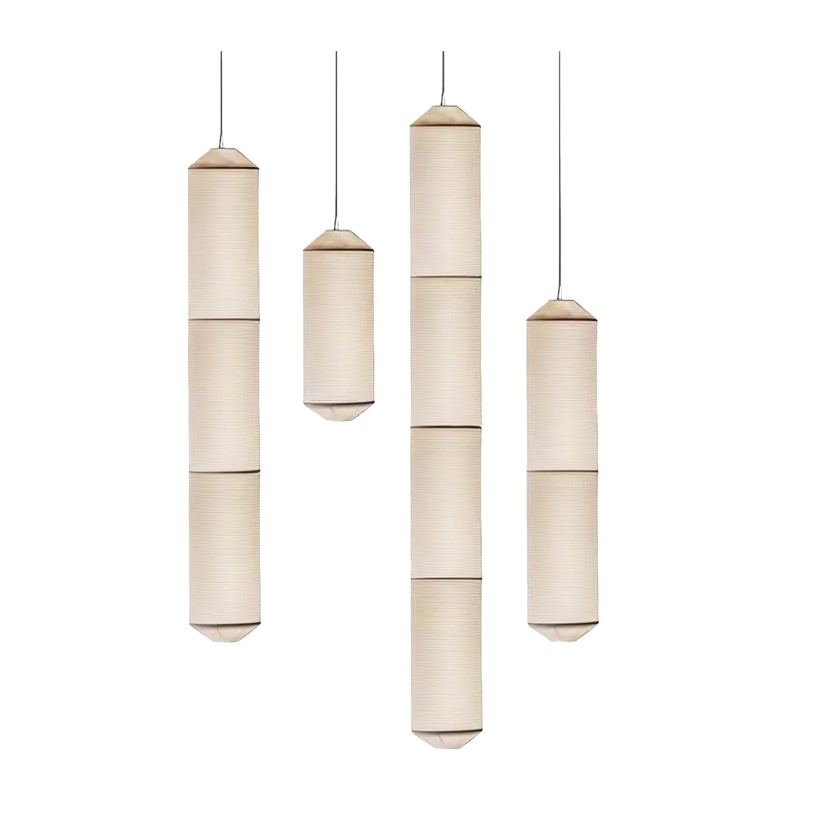 Oren Modern Minimalist Natural Mulberry Silk Pendant Lamp-Neutral Decor