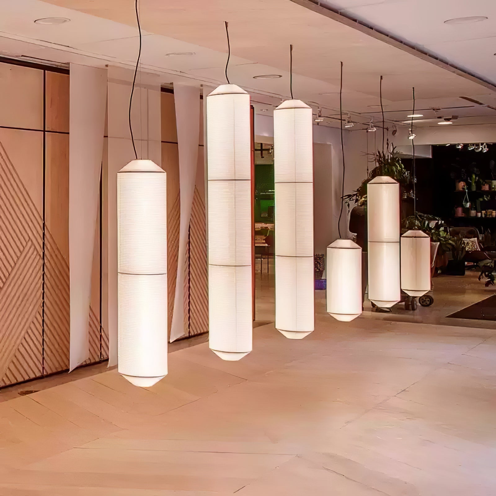Oren Modern Minimalist Natural Mulberry Silk Pendant Lamp-Neutral Decor