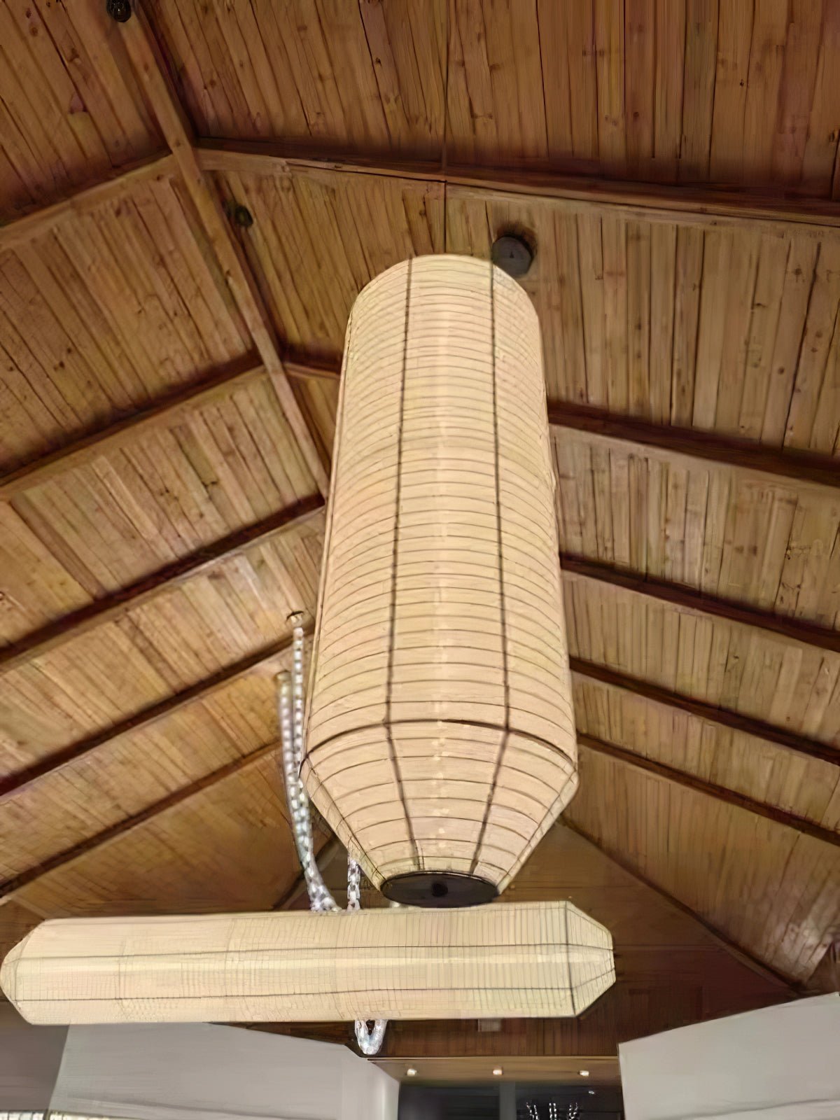 Oren Modern Minimalist Natural Mulberry Silk Pendant Lamp-Neutral Decor