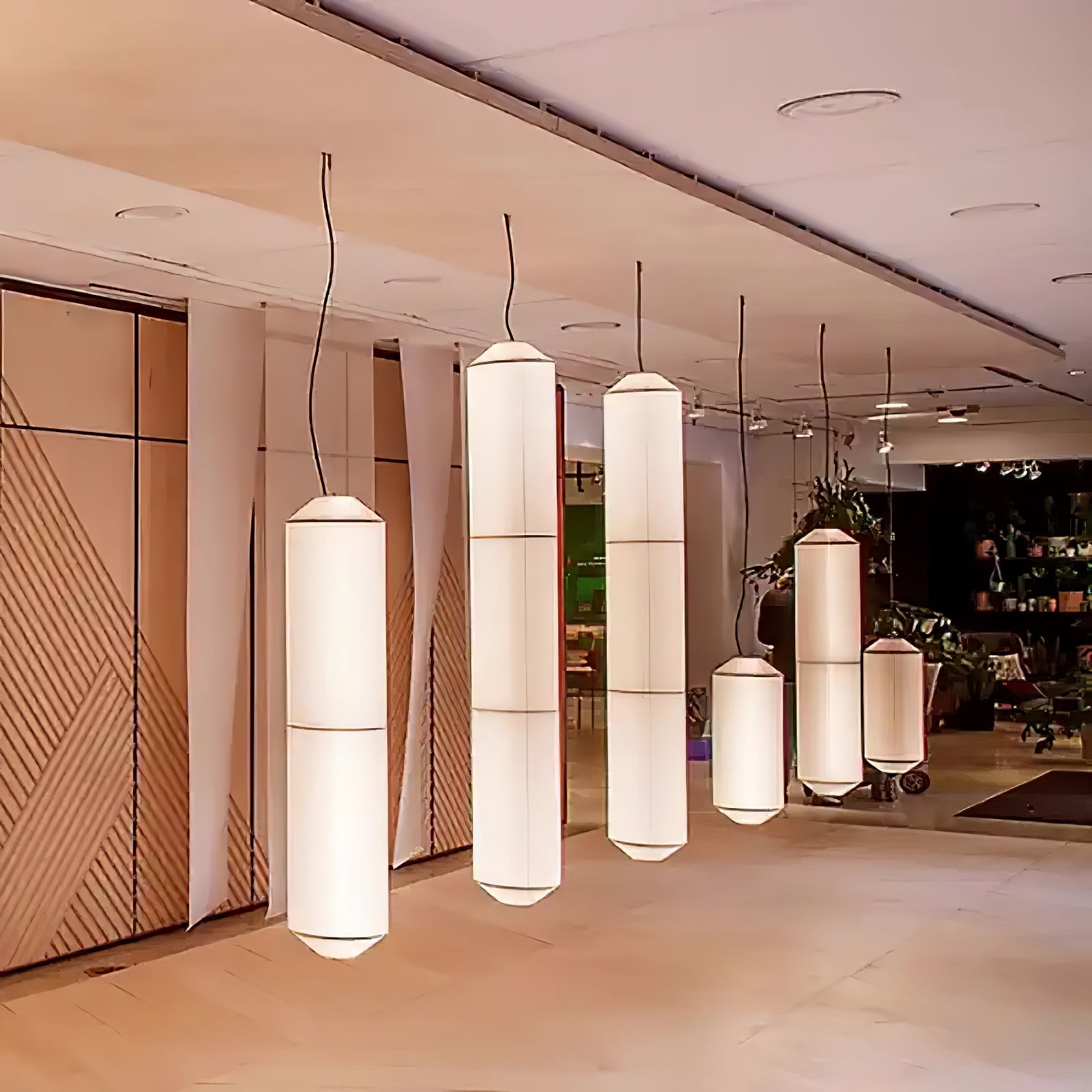 Oren Modern Minimalist Natural Mulberry Silk Pendant Lamp-Neutral Decor