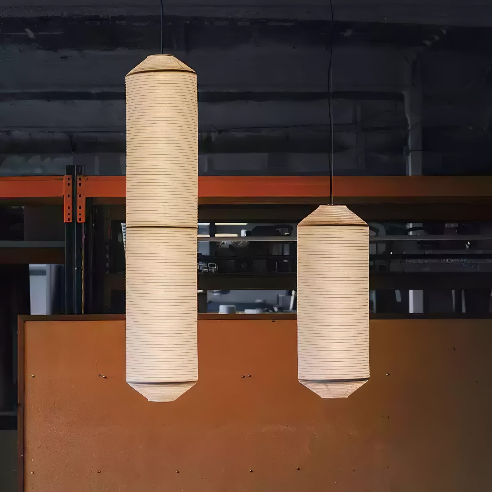 Oren Modern Minimalist Natural Mulberry Silk Pendant Lamp-Neutral Decor