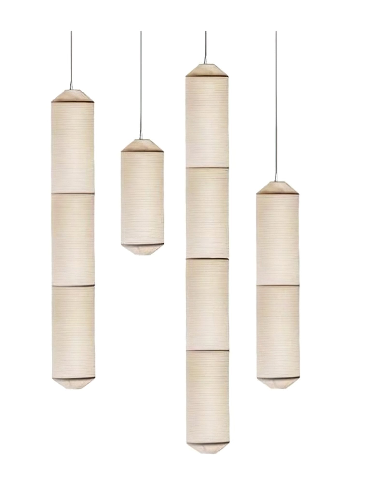 Oren Modern Minimalist Natural Mulberry Silk Pendant Lamp-Neutral Decor