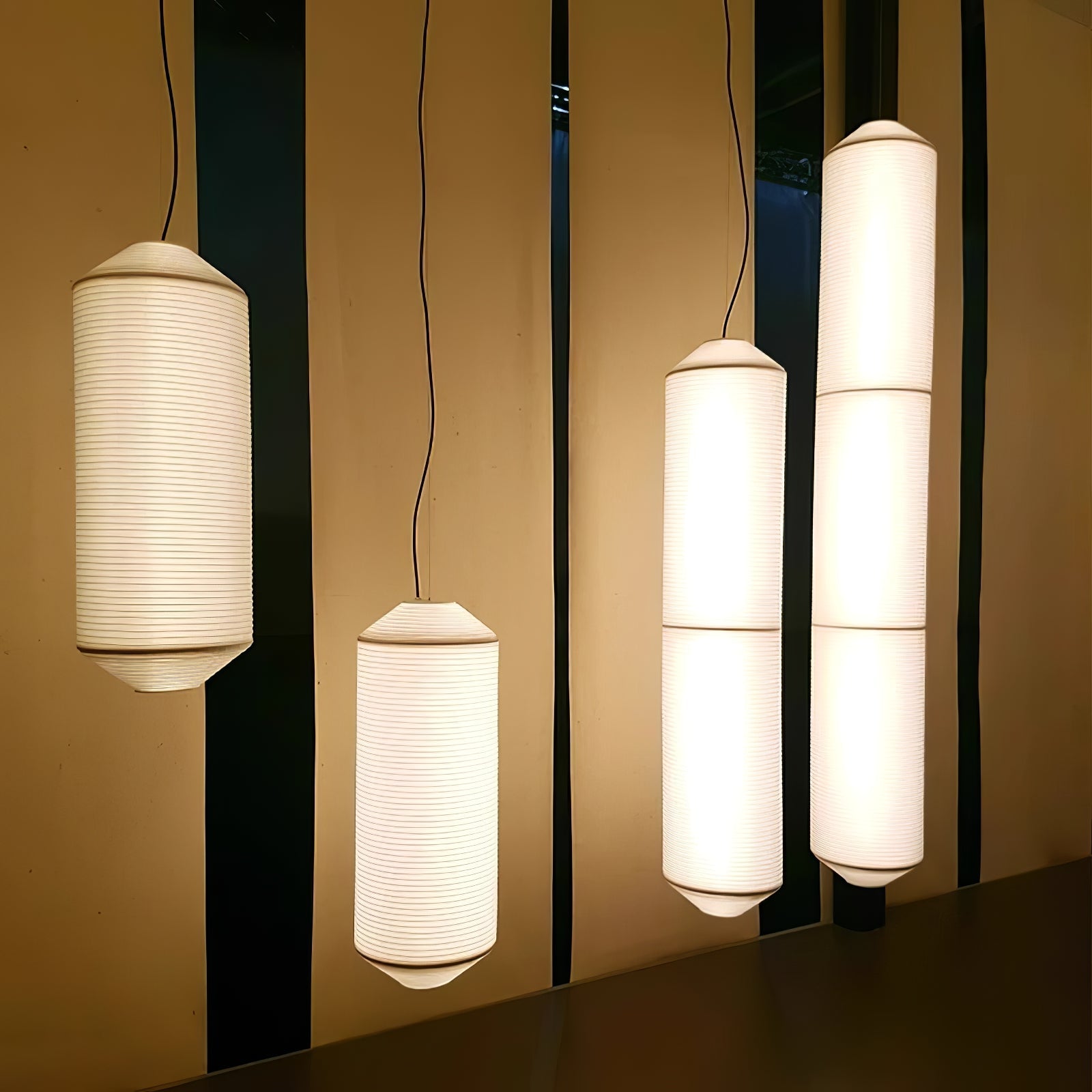 Oren Modern Minimalist Natural Mulberry Silk Pendant Lamp-Neutral Decor