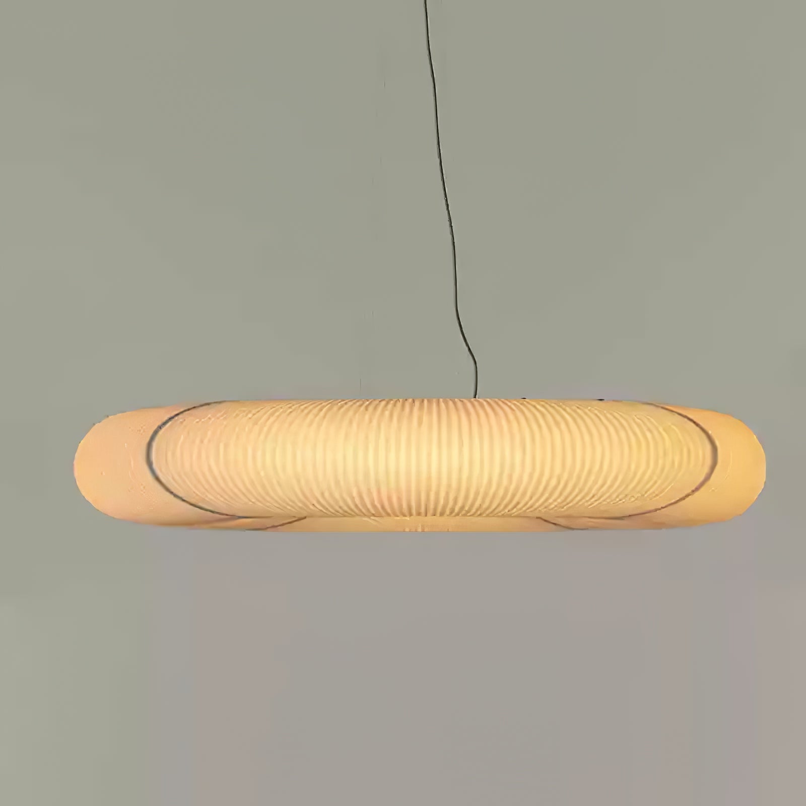 Oren Modern Minimalist Natural Mulberry Silk Pendant Lamp-Neutral Decor